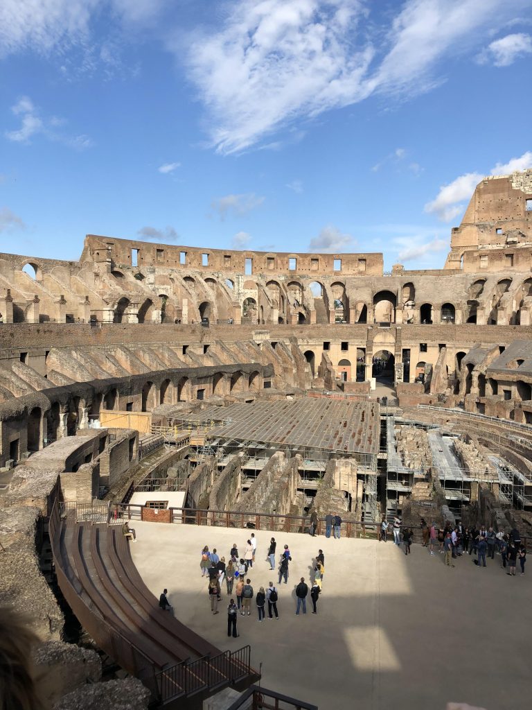 Inside the Colosseum